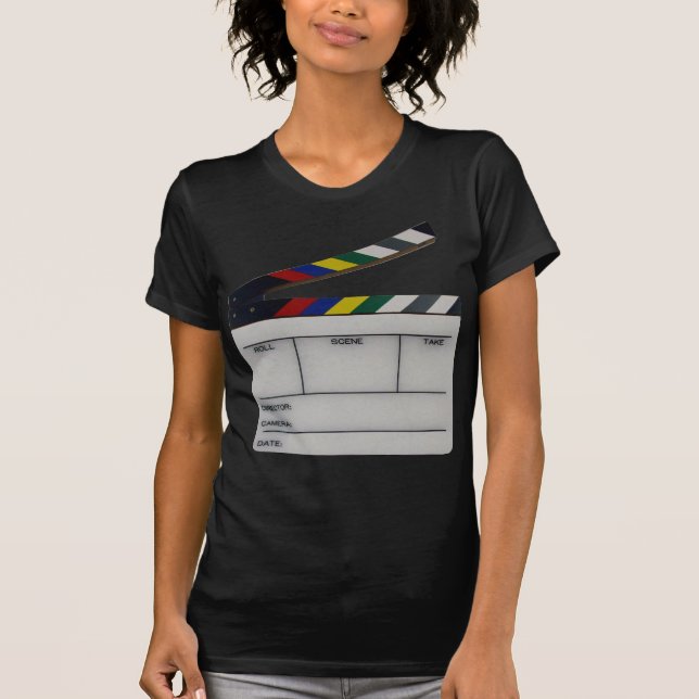 Clapboardfilmfilmskaparen kritiserar t-shirt (Framsida)