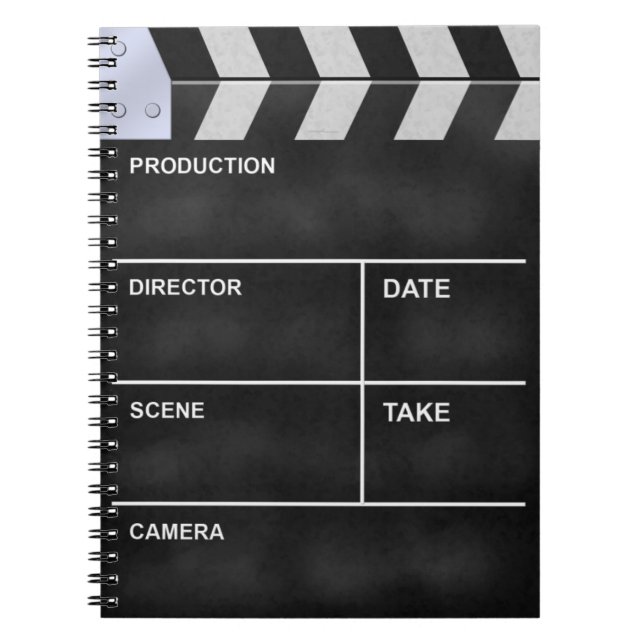 Clapperboard bio anteckningsbok (Framsidan)