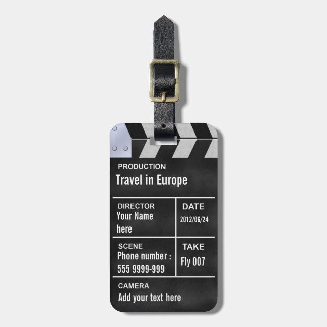 clapperboardbio bagagebricka (Vertikal Framsida)