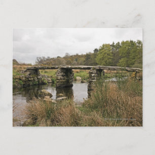 Clapperen överbryggar i den Dartmoor Vykort