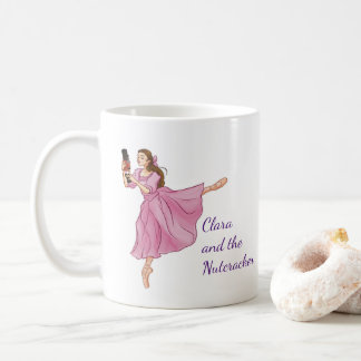 Clara and the Nutcracker Illustration with Name Kaffemugg