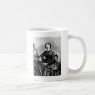 Clara Barton Porträtt ~ Vintage 1866 Foto Kaffemugg