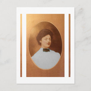 Clara "Claire" Sage Talla Johnson 1909 Vykort