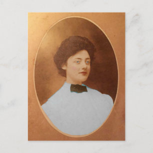 Clara "Claire" Sage Talla Johnson 1909 Vykort
