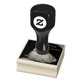 Clara Claus Groundhog jul Rubber Frimärke Stämpel