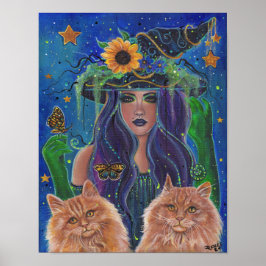 Clara Halloween häxby Renee L. Lavoie Poster