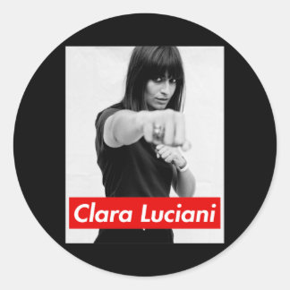 Clara Luciani - La granat Runt Klistermärke