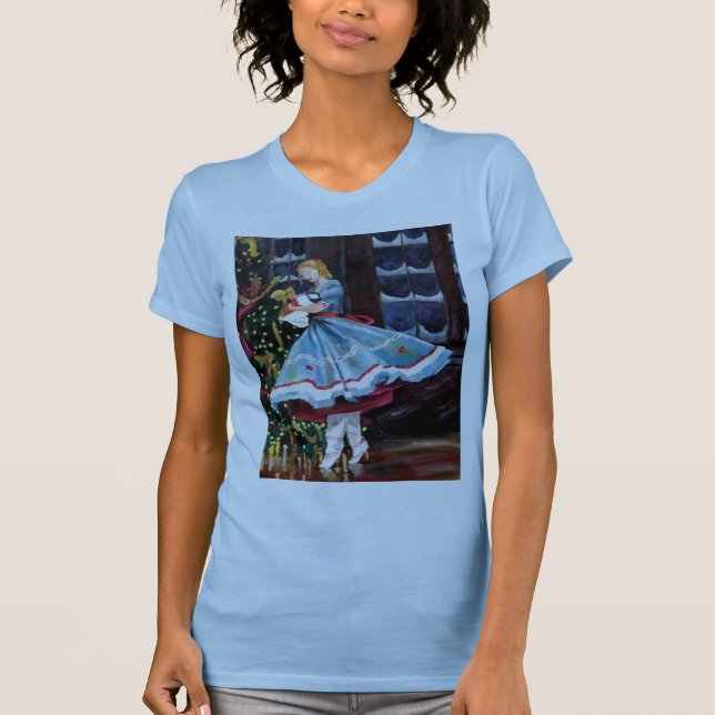 Clara och henne nötknäppare Kort-Muff T-tröja T-shirt (Framsida)