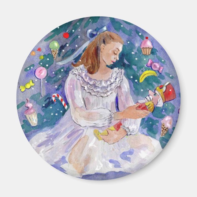 Clara och Nutcracker Magnet (Framsidan)