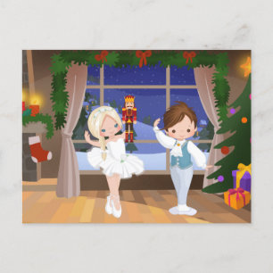 Clara och Nutcracker Stahlbaum House Helg Vykort