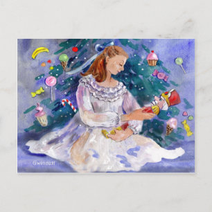 Clara och Nutcracker Vykort