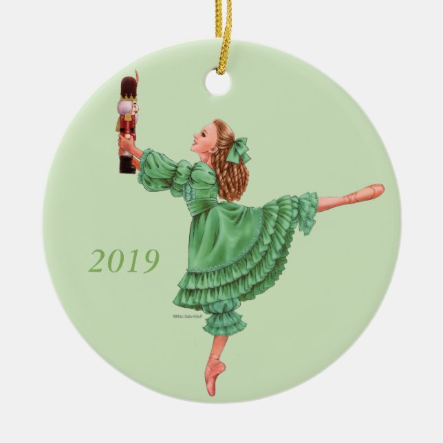 Clara Ornament - Grönt Costume - Personalize (Framsidan)