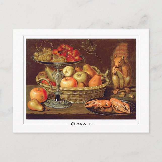 Clara Peeters #11 - vykort för finkonst (Framsida)