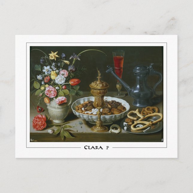 Clara Peeters #2 - Finkonstkort Vykort (Framsida)