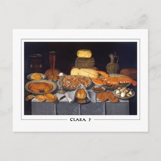 Clara Peeters #44 - Finkonstkort Vykort (Framsida)