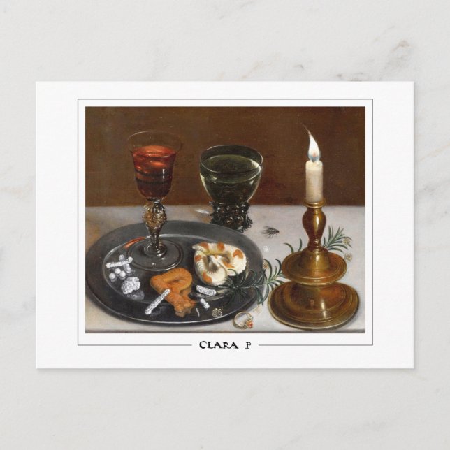 Clara Peeters #9 - Finkonst Postkort Vykort (Framsida)