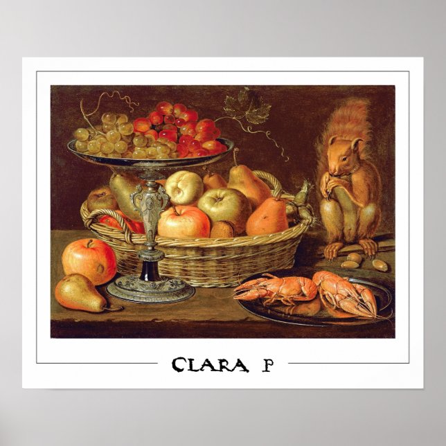 Clara Peeters Zedign Art Poster #11 (Framsidan)