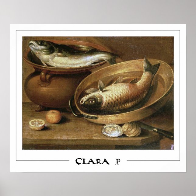Clara Peeters Zedign Art Poster #12 (Framsidan)