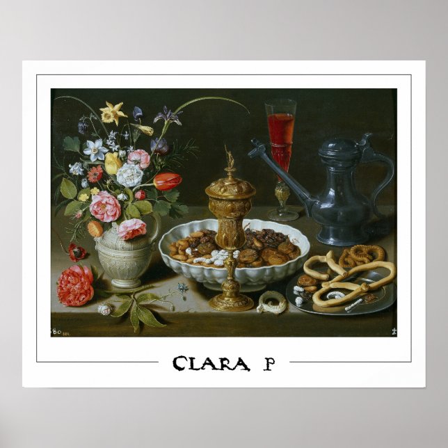 Clara Peeters Zedign Art Poster #2 (Framsidan)