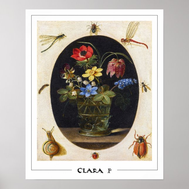 Clara Peeters Zedign Art Poster #7 (Framsidan)