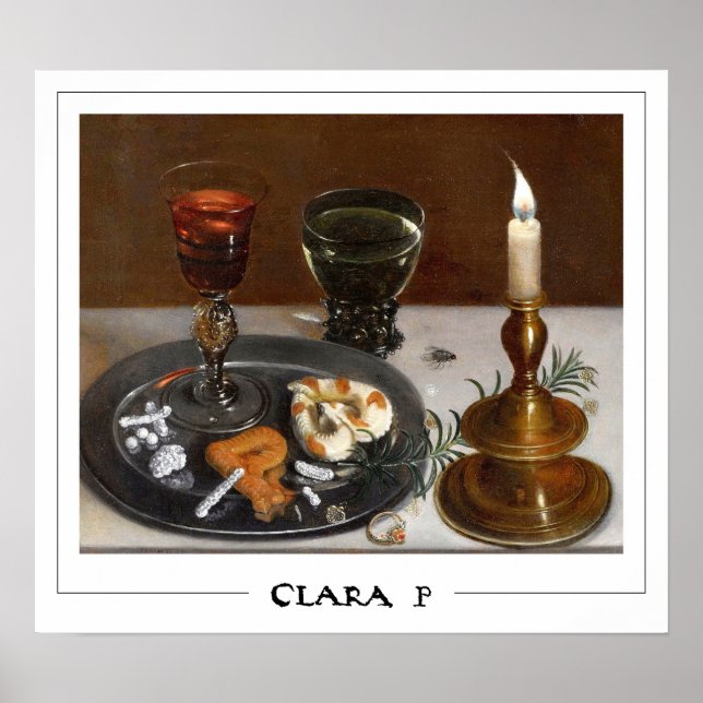 Clara Peeters Zedign Art Poster #9 (Framsidan)