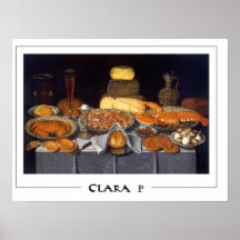 Clara Peeters Zedign Art Poster nr 44