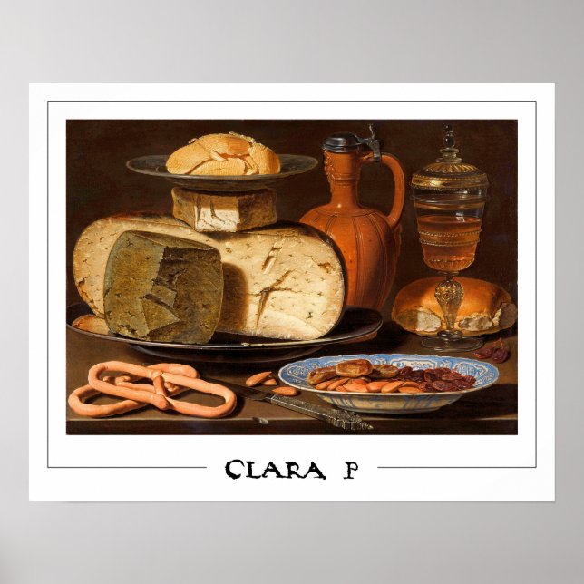 Clara Peeters Zedign konstaffisch #1 Poster (Framsidan)