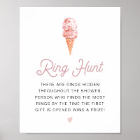 CLARA Retro Ice Cream Möhippa Ring Hunt Game