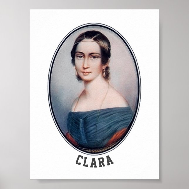 Clara Schumann (1838) Poster (Framsidan)
