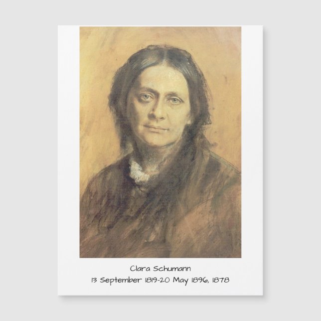 Clara Schumann, 1878 (Framsida)