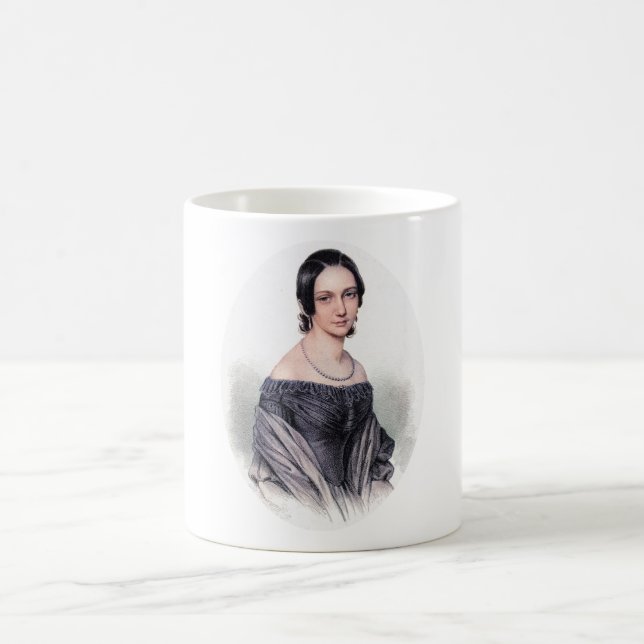 Clara Schumann - Pianist och Composer Kaffemugg (Center)