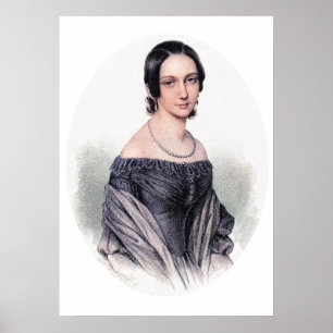 Clara Schumann - Pianist och Composer Poster