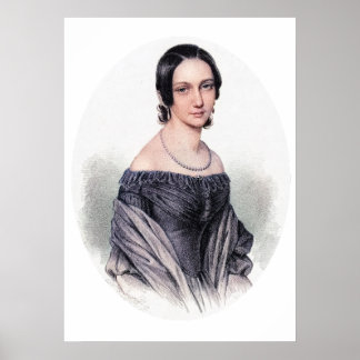 Clara Schumann - Pianist och Composer Poster