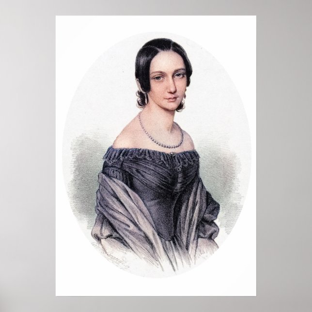 Clara Schumann - Pianist och Composer Poster (Framsidan)