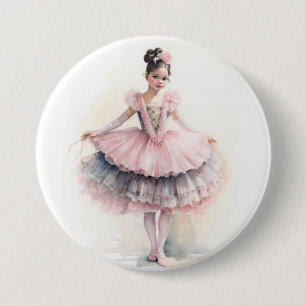 Clara (Svart hår) från The Nutcracker Ballet Knapp