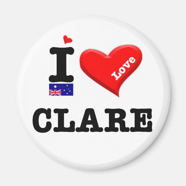 CLARE - I KÄRLEK MAGNET (Framsidan)