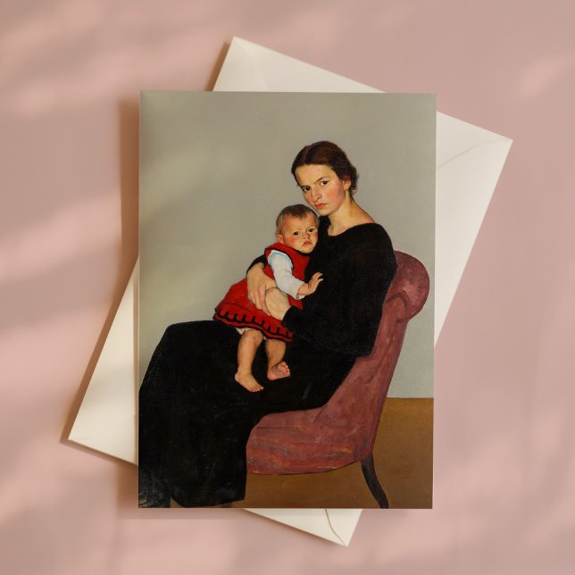 Cläre Maillard med dotter | Willi Maillard Kort (Skapare uppladdad)