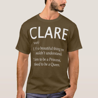 Clare Namn Gift 27 T Shirt