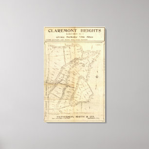 Claremont höjder canvastryck