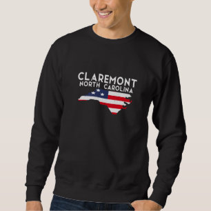 Claremont North Carolina USA Stat Amerika Resa Lång Ärmad Tröja