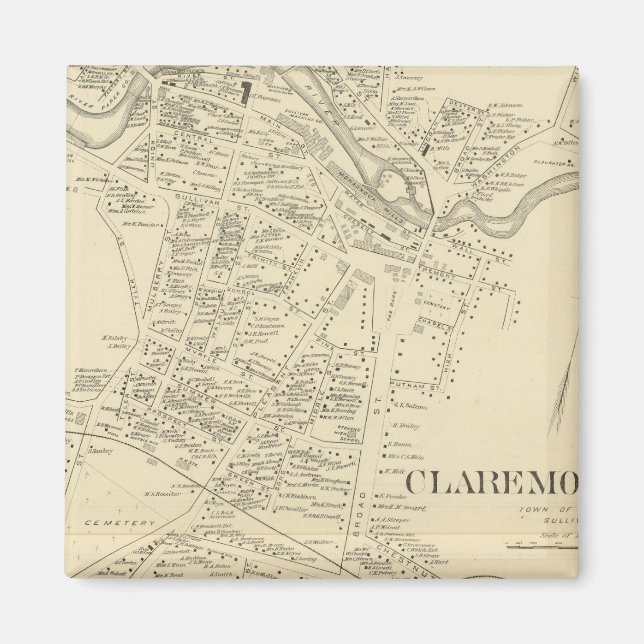 Claremont PO Magnet (Framsidan)