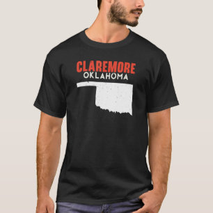 Claremore USA State America Travel Oklahoman T Shirt
