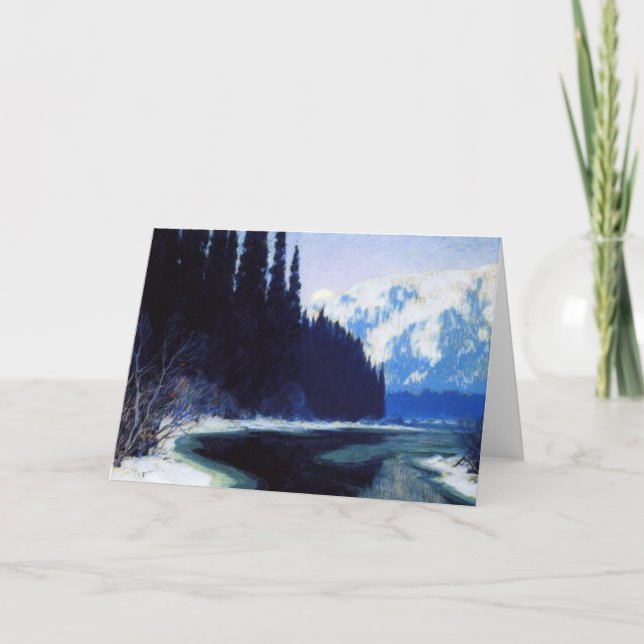 Clarence Gagnon- A Silent Stream i norr Kort (Framsida)