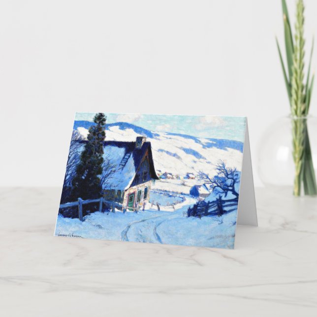 Clarence Gagnon - Gård vykort (Framsida)