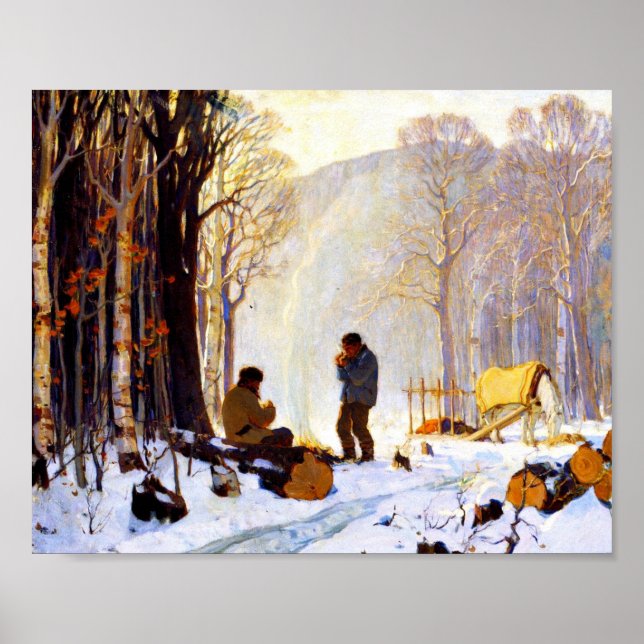Clarence Gagnon - Lonely Village Poster (Framsidan)