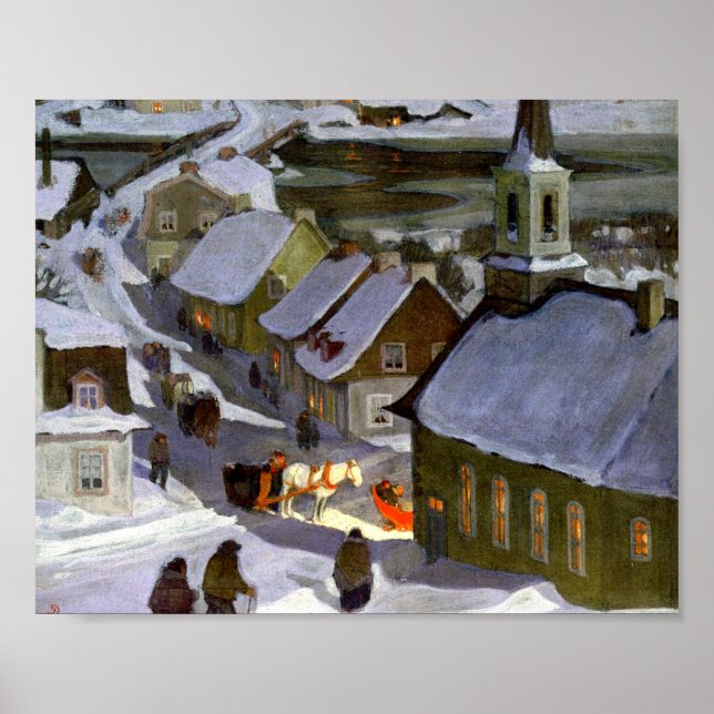 Clarence Gagnon - Midnattsmassa Poster (Framsidan)