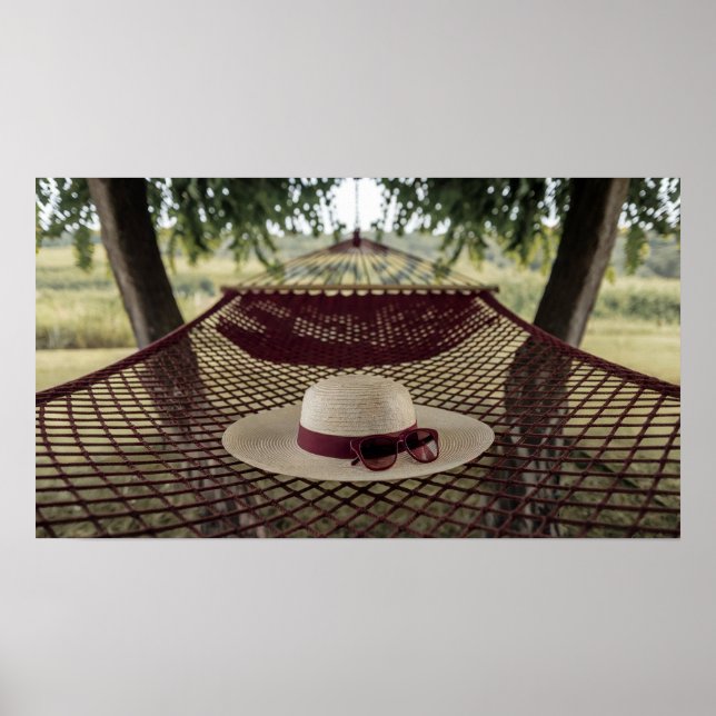 Claret Hammock Digital Photo Poster (Framsidan)