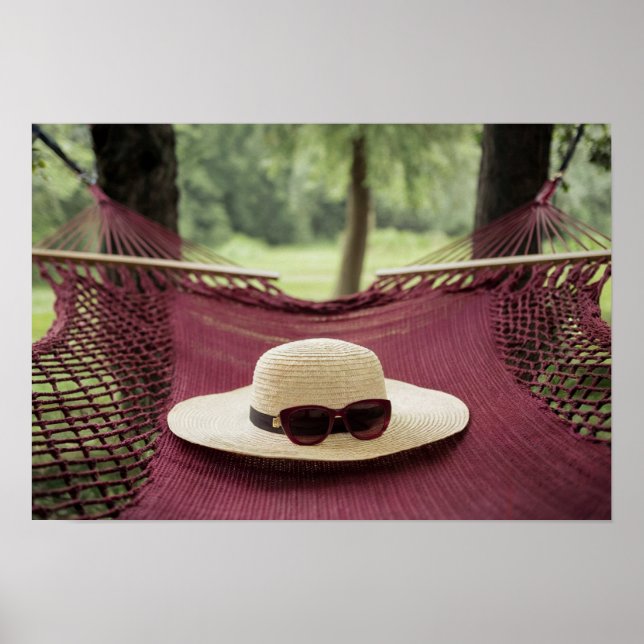 Claret Hammock Yard Digital Photo Poster (Framsidan)