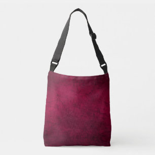 Claret Solid Plain Färg Axelväska
