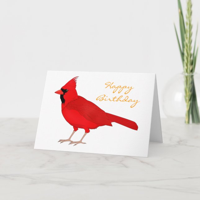 Claretkardinalfödelsedag Kort (Framsida)